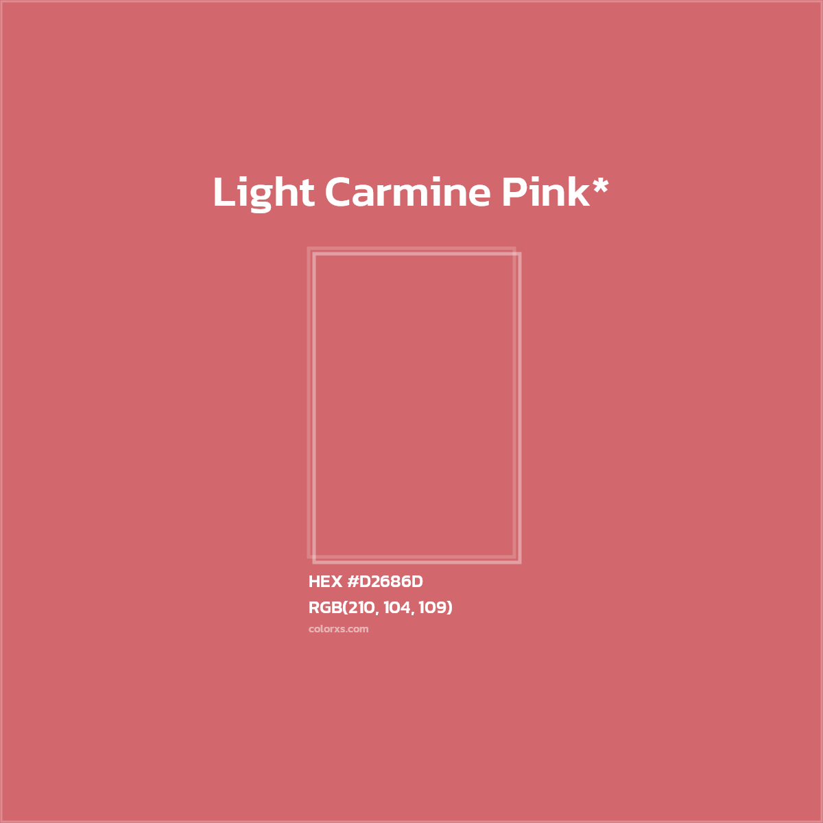 HEX #D2686D Color Name, Color Code, Palettes, Similar Paints, Images