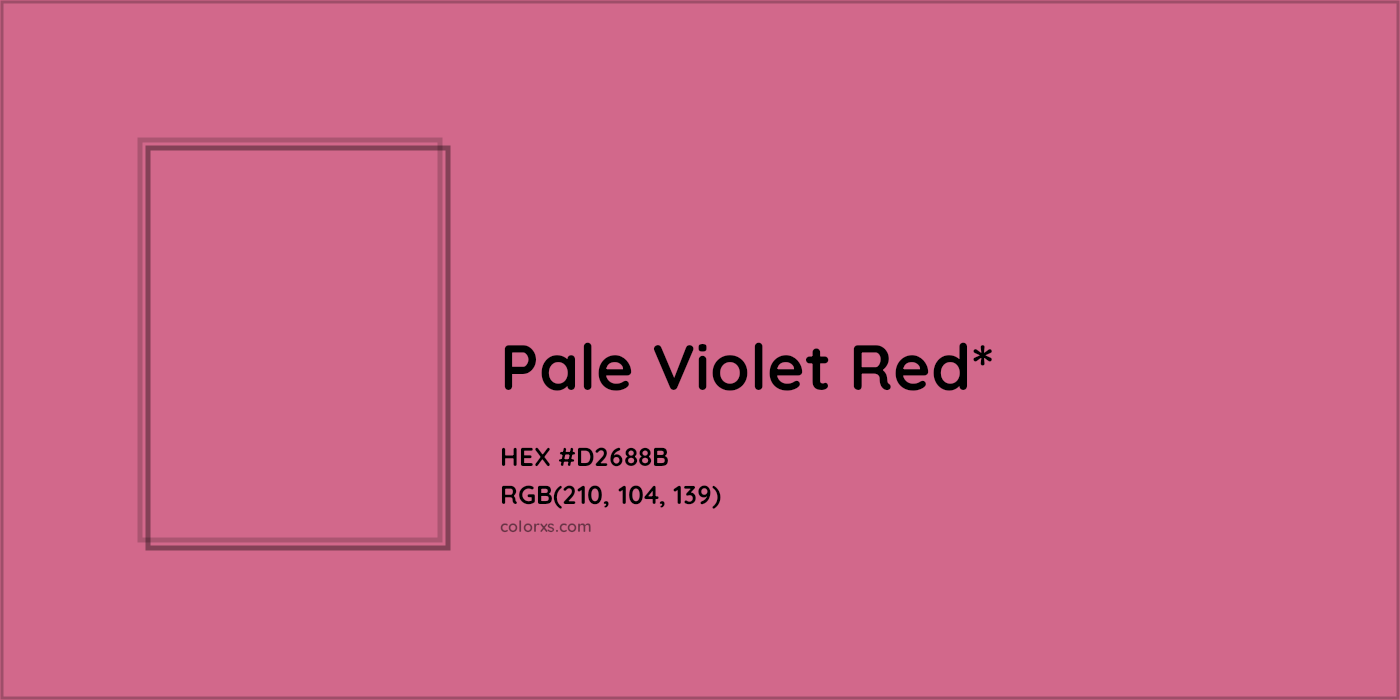 HEX #D2688B Color Name, Color Code, Palettes, Similar Paints, Images