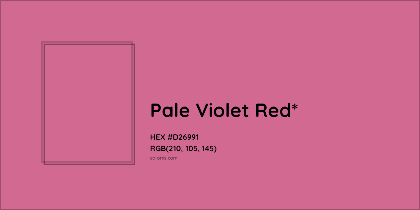 HEX #D26991 Color Name, Color Code, Palettes, Similar Paints, Images