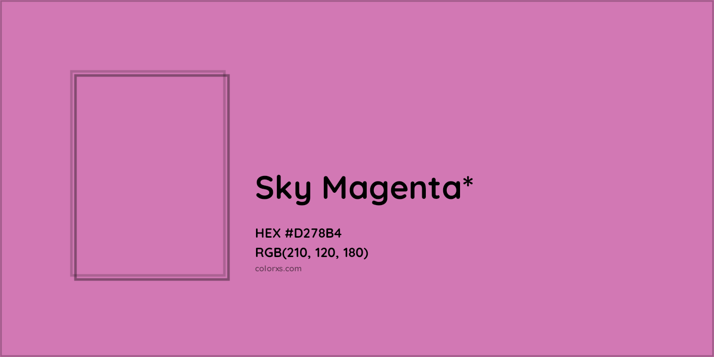 HEX #D278B4 Color Name, Color Code, Palettes, Similar Paints, Images
