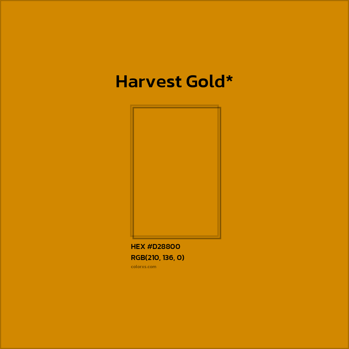 HEX #D28800 Color Name, Color Code, Palettes, Similar Paints, Images