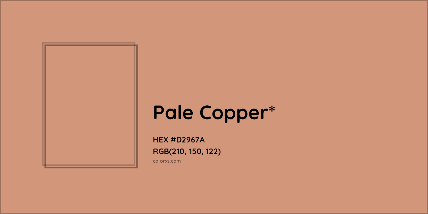 HEX #D2967A Color Name, Color Code, Palettes, Similar Paints, Images