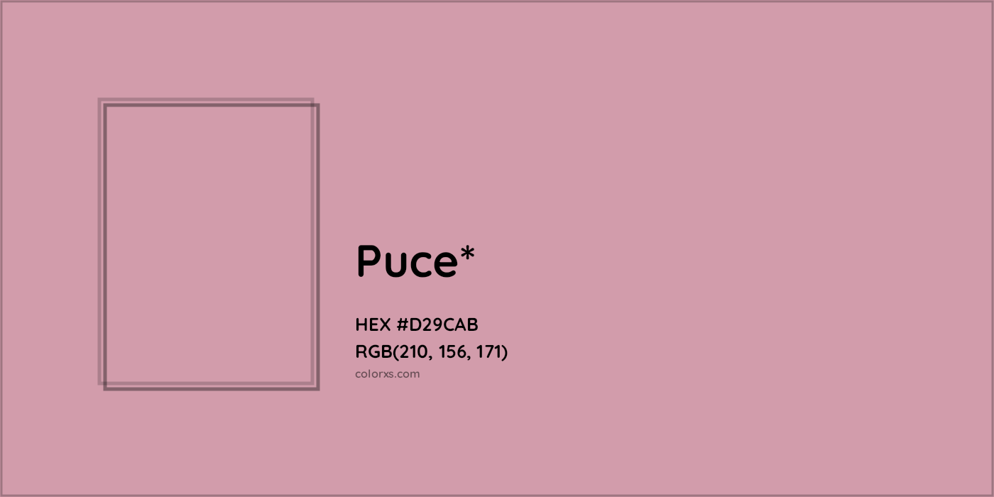 HEX #D29CAB Color Name, Color Code, Palettes, Similar Paints, Images