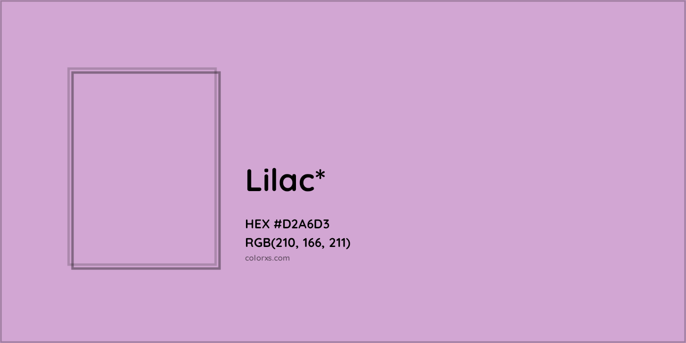 HEX #D2A6D3 Color Name, Color Code, Palettes, Similar Paints, Images