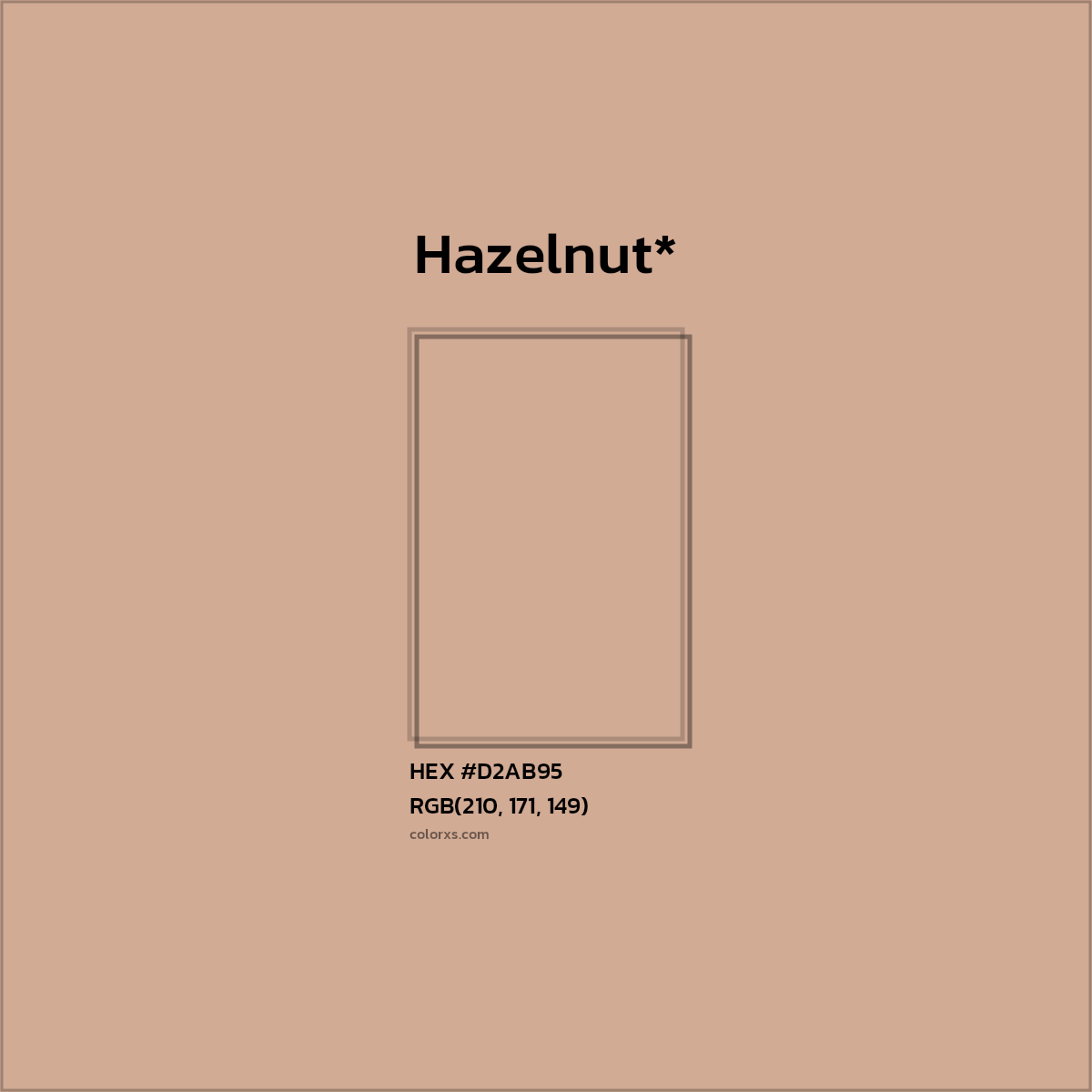 HEX #D2AB95 Color Name, Color Code, Palettes, Similar Paints, Images