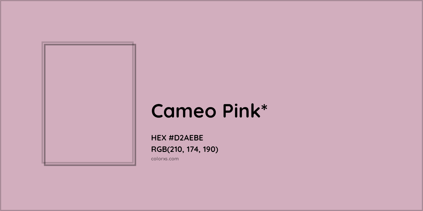 HEX #D2AEBE Color Name, Color Code, Palettes, Similar Paints, Images