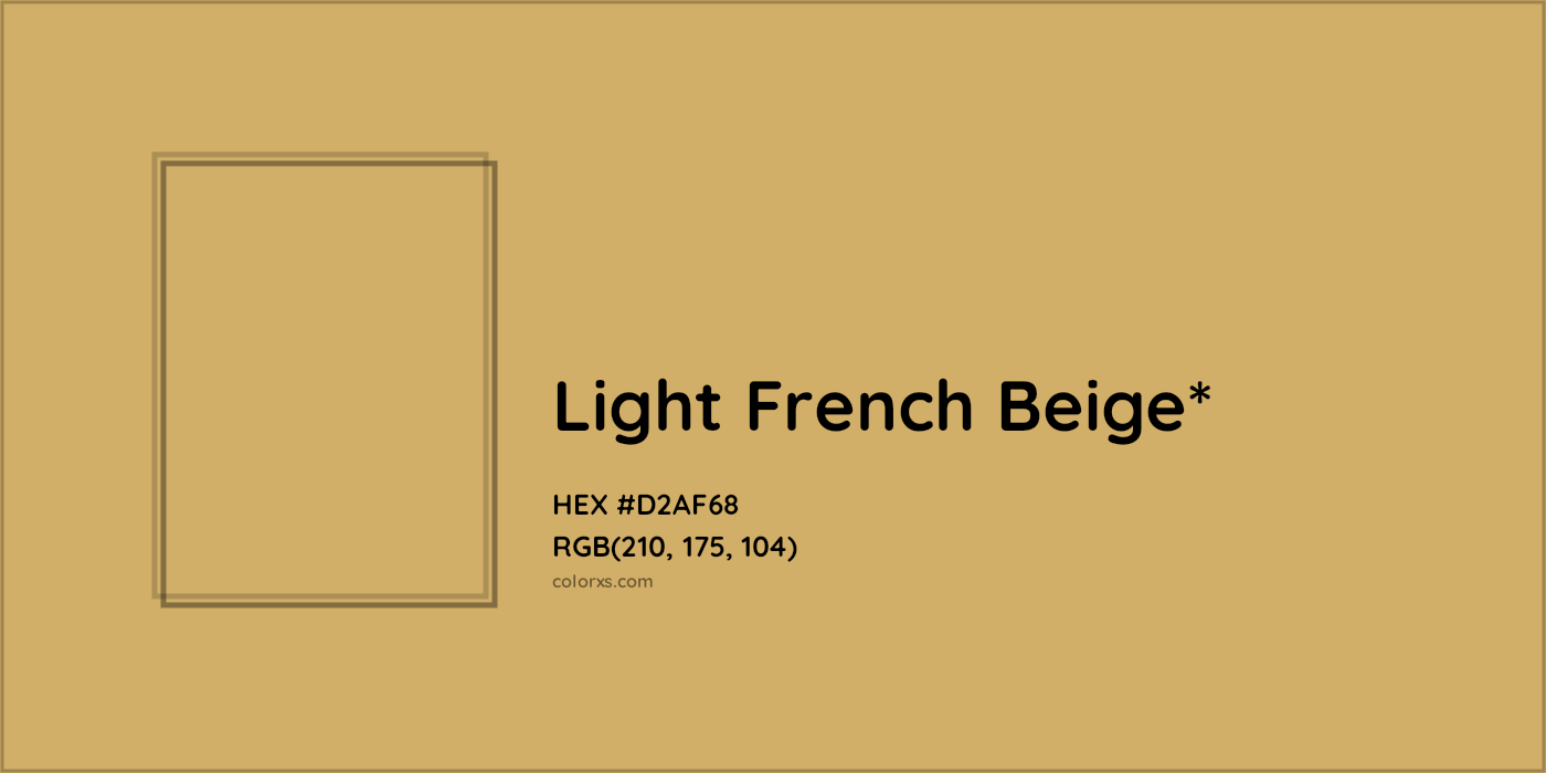 HEX #D2AF68 Color Name, Color Code, Palettes, Similar Paints, Images