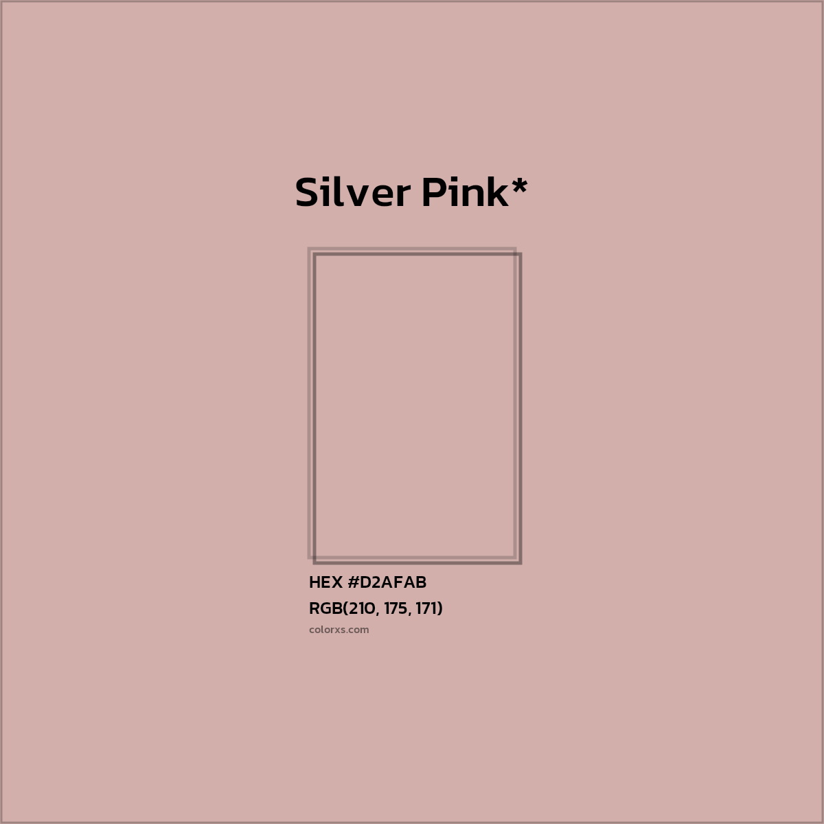 HEX #D2AFAB Color Name, Color Code, Palettes, Similar Paints, Images
