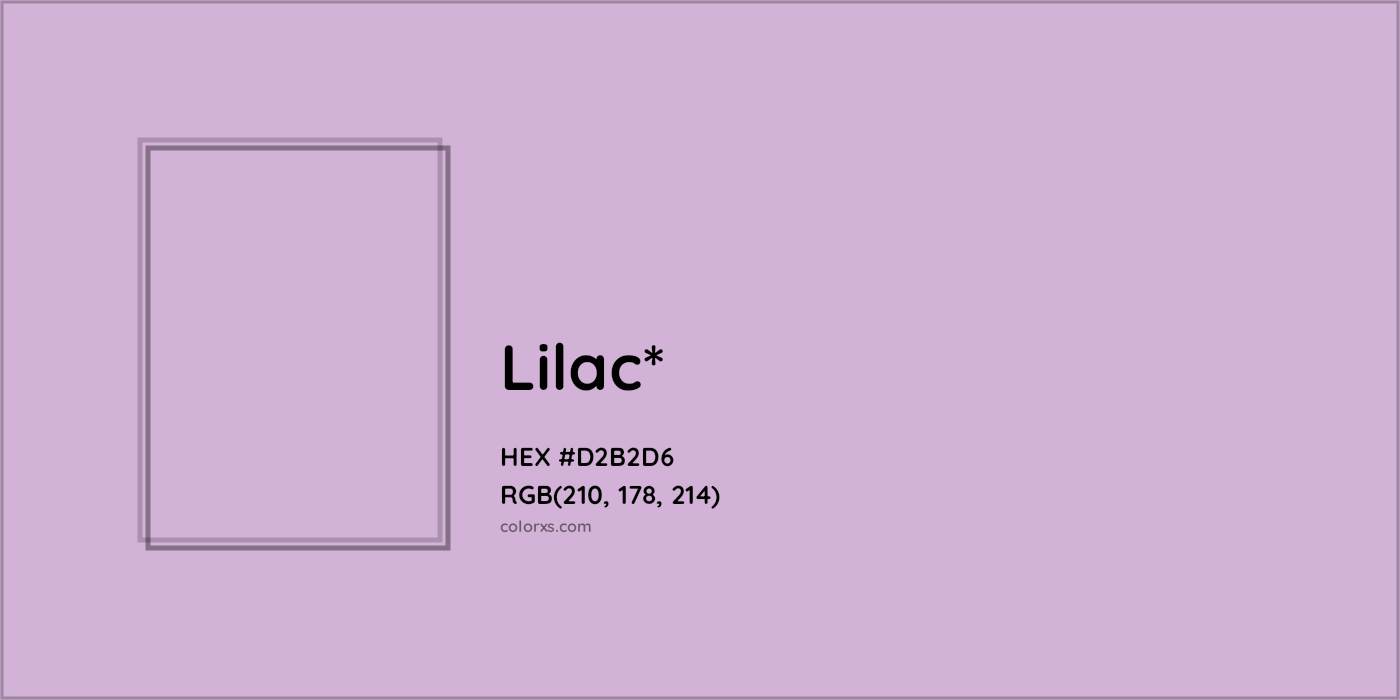 HEX #D2B2D6 Color Name, Color Code, Palettes, Similar Paints, Images