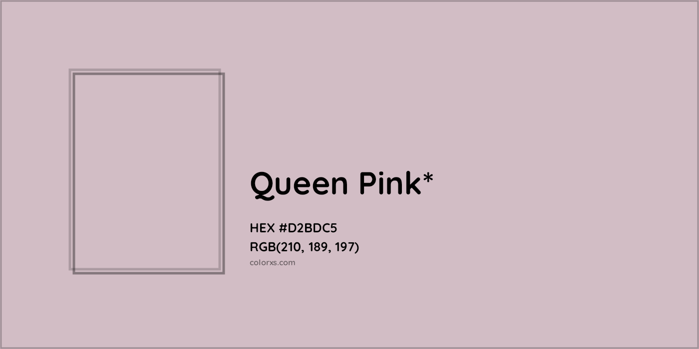 HEX #D2BDC5 Color Name, Color Code, Palettes, Similar Paints, Images