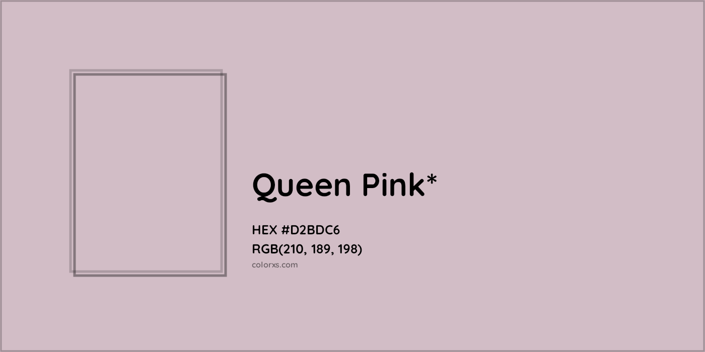 HEX #D2BDC6 Color Name, Color Code, Palettes, Similar Paints, Images