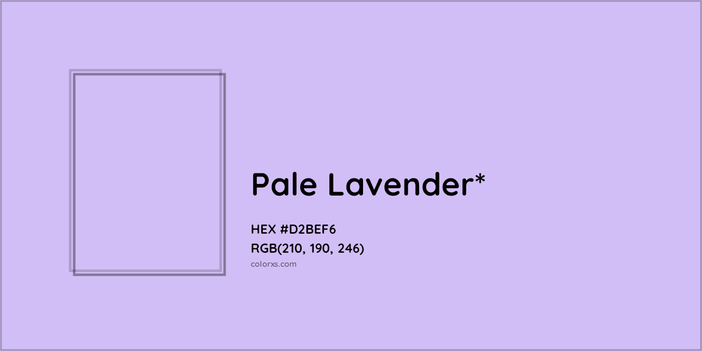 HEX #D2BEF6 Color Name, Color Code, Palettes, Similar Paints, Images