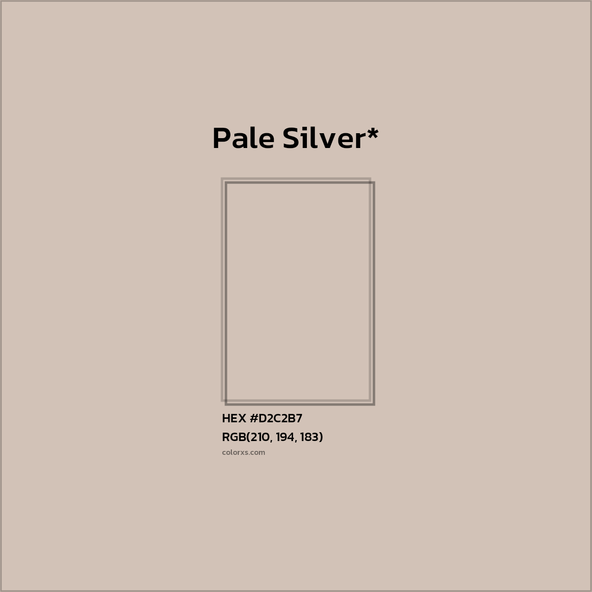 HEX #D2C2B7 Color Name, Color Code, Palettes, Similar Paints, Images