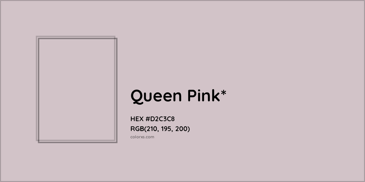HEX #D2C3C8 Color Name, Color Code, Palettes, Similar Paints, Images