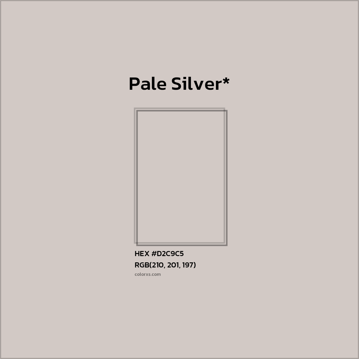 HEX #D2C9C5 Color Name, Color Code, Palettes, Similar Paints, Images