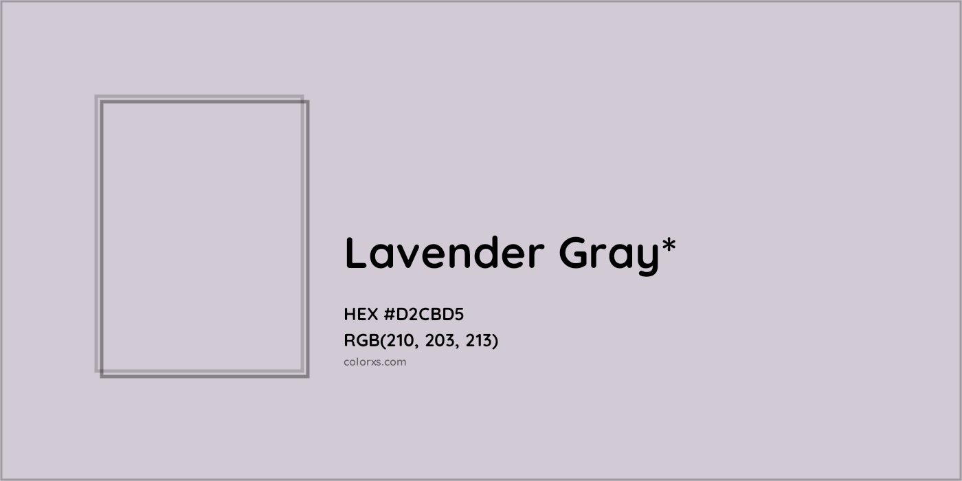 HEX #D2CBD5 Color Name, Color Code, Palettes, Similar Paints, Images