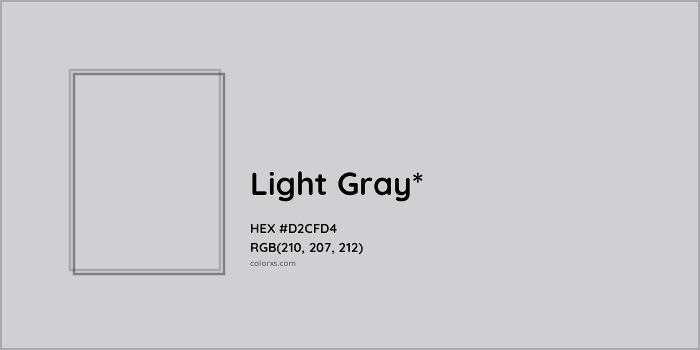 HEX #D2CFD4 Color Name, Color Code, Palettes, Similar Paints, Images