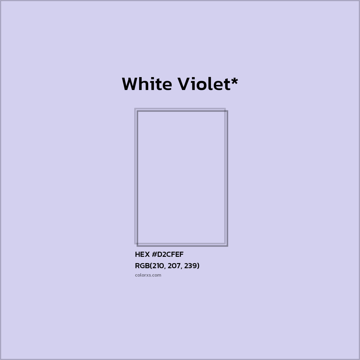 HEX #D2CFEF Color Name, Color Code, Palettes, Similar Paints, Images