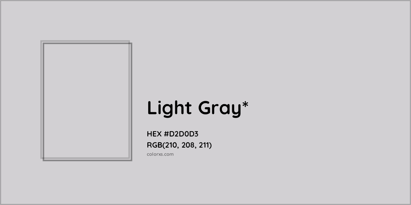 HEX #D2D0D3 Color Name, Color Code, Palettes, Similar Paints, Images