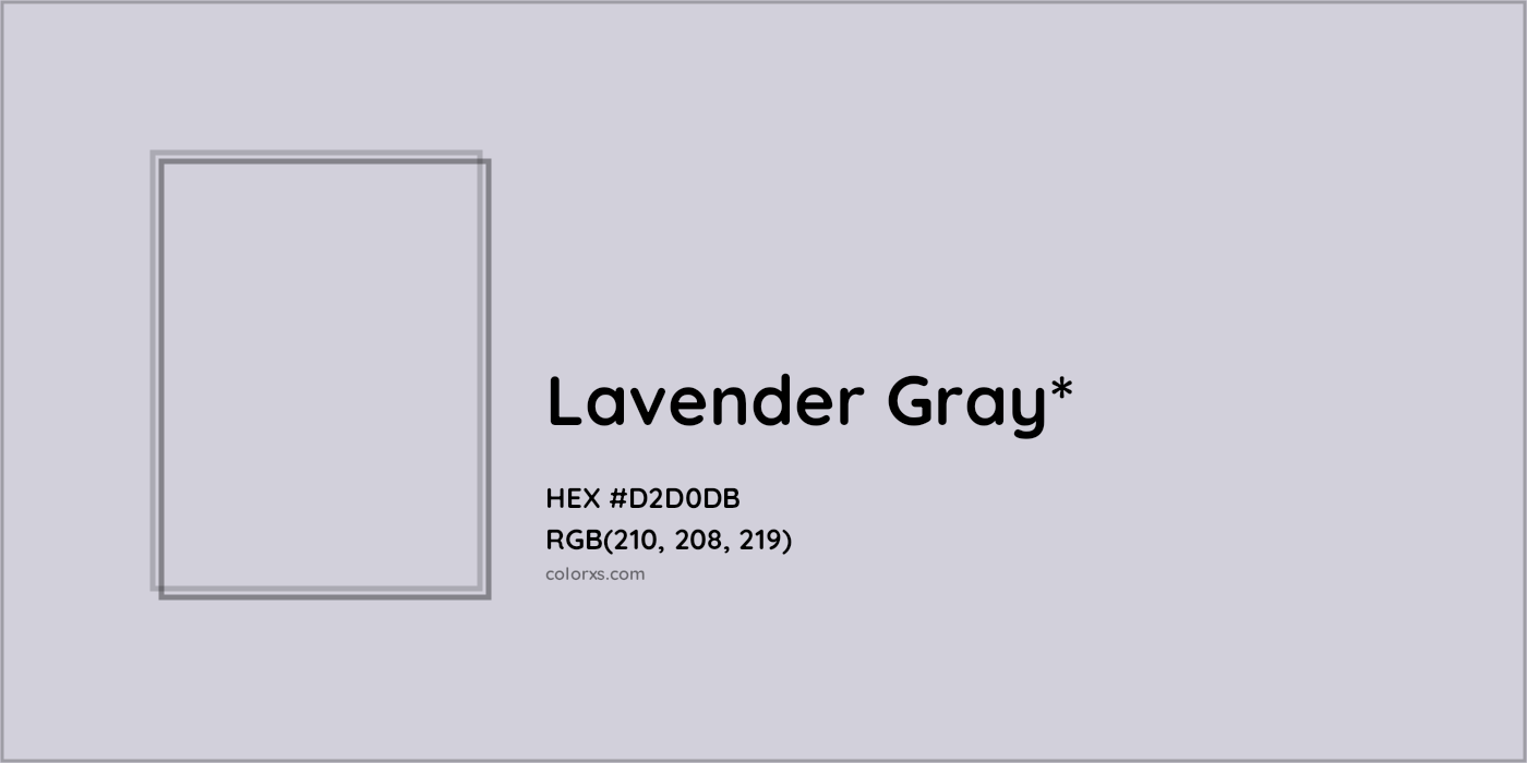 HEX #D2D0DB Color Name, Color Code, Palettes, Similar Paints, Images