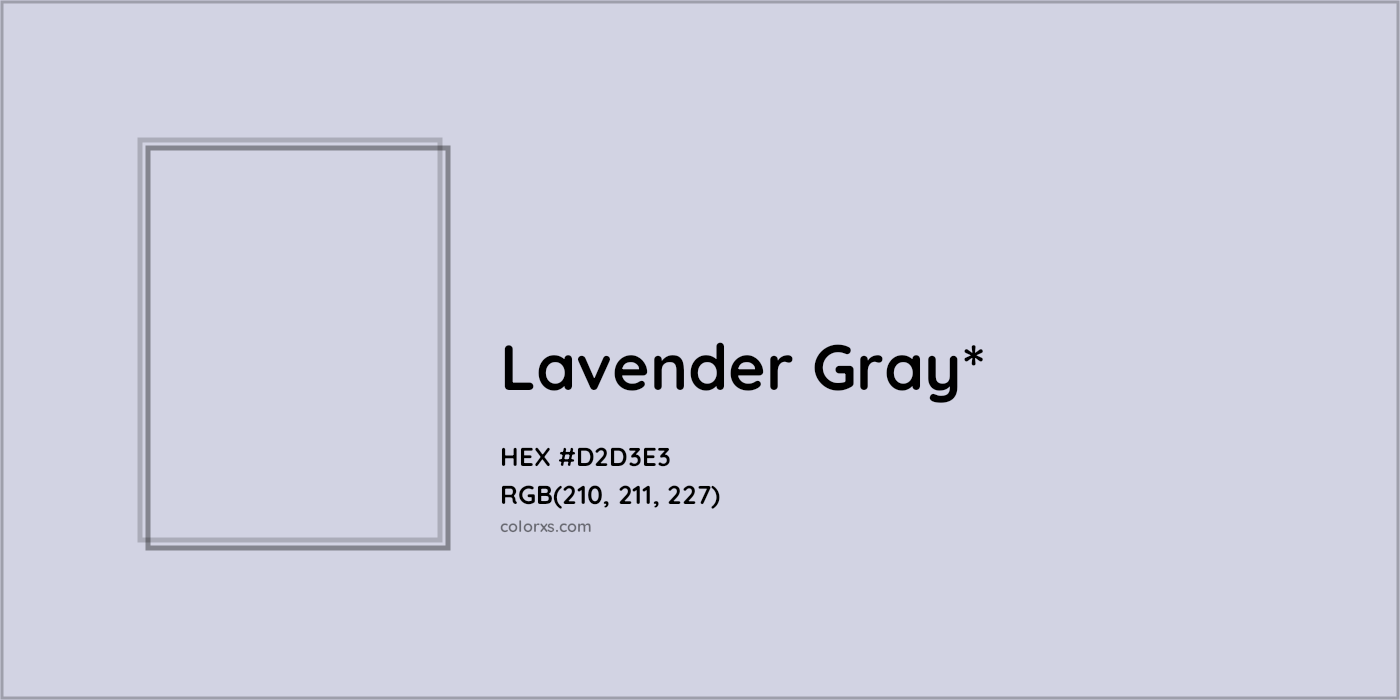 HEX #D2D3E3 Color Name, Color Code, Palettes, Similar Paints, Images