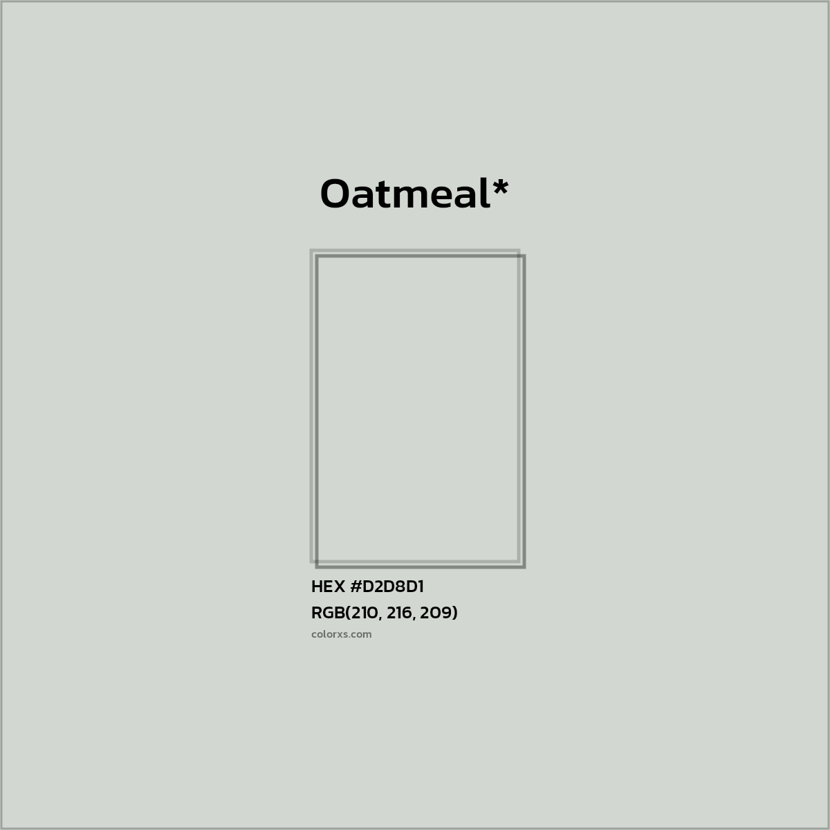 HEX #D2D8D1 Color Name, Color Code, Palettes, Similar Paints, Images