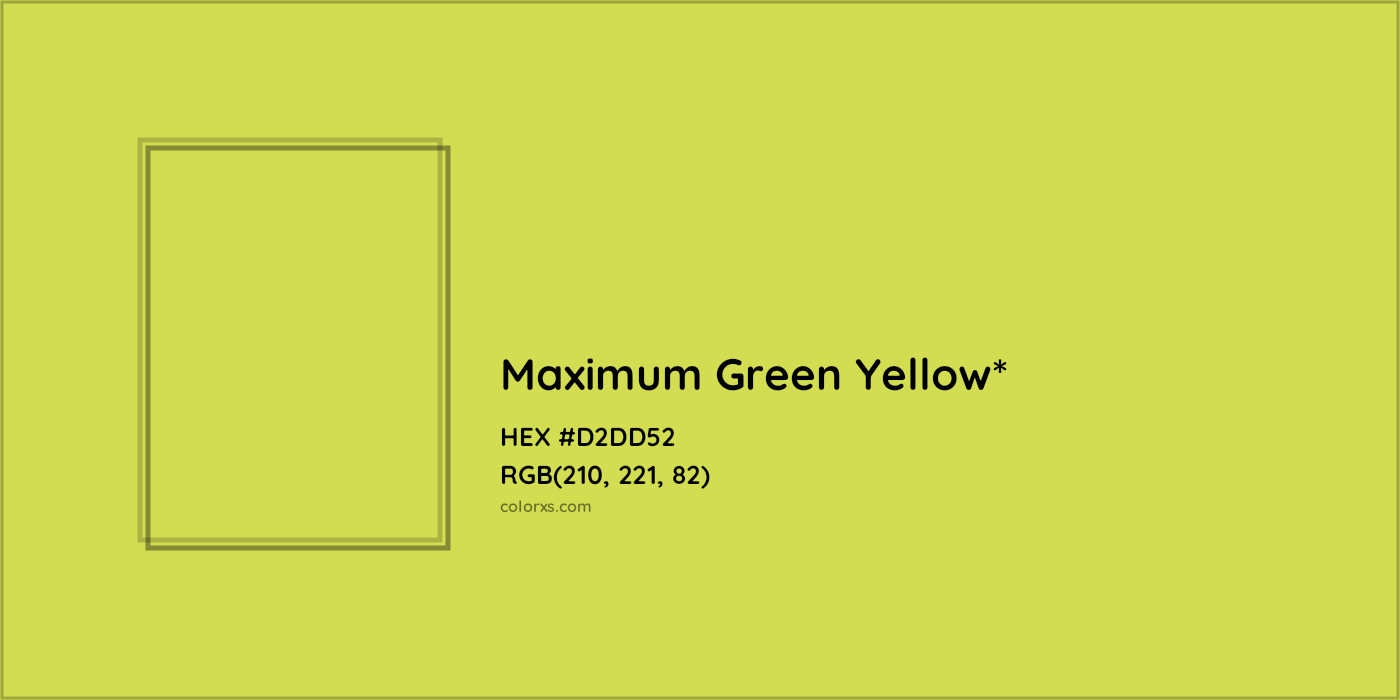 HEX #D2DD52 Color Name, Color Code, Palettes, Similar Paints, Images