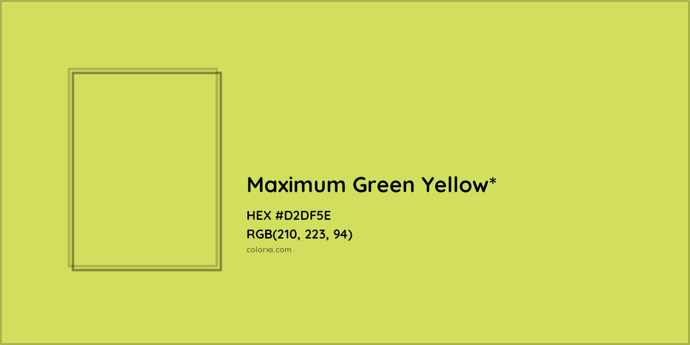 HEX #D2DF5E Color Name, Color Code, Palettes, Similar Paints, Images