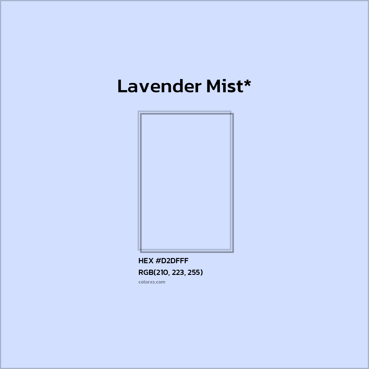 HEX #D2DFFF Color Name, Color Code, Palettes, Similar Paints, Images