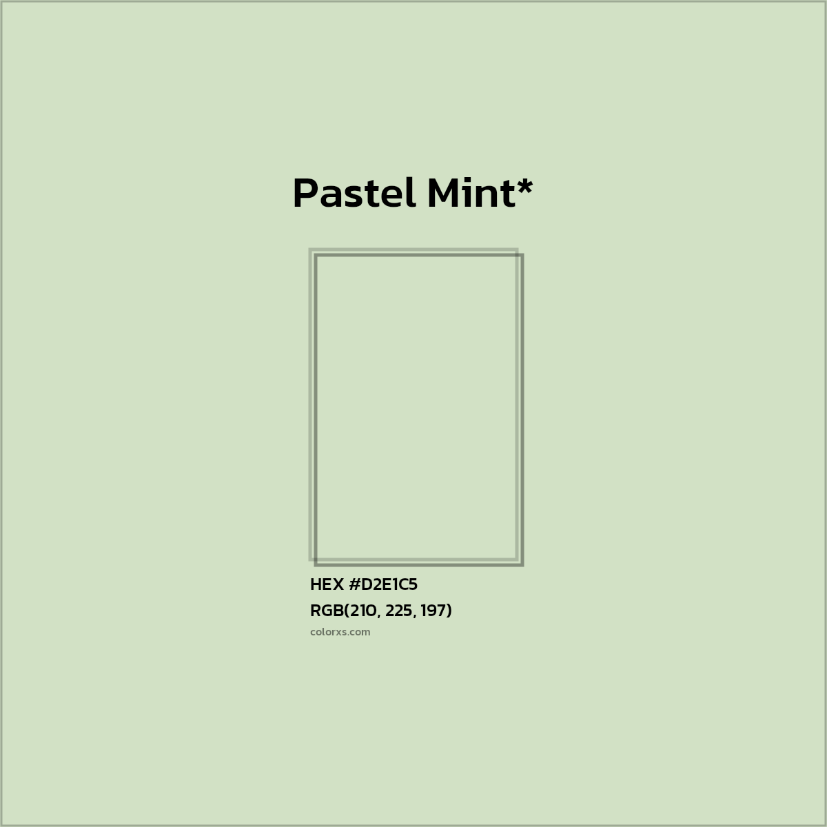 HEX #D2E1C5 Color Name, Color Code, Palettes, Similar Paints, Images