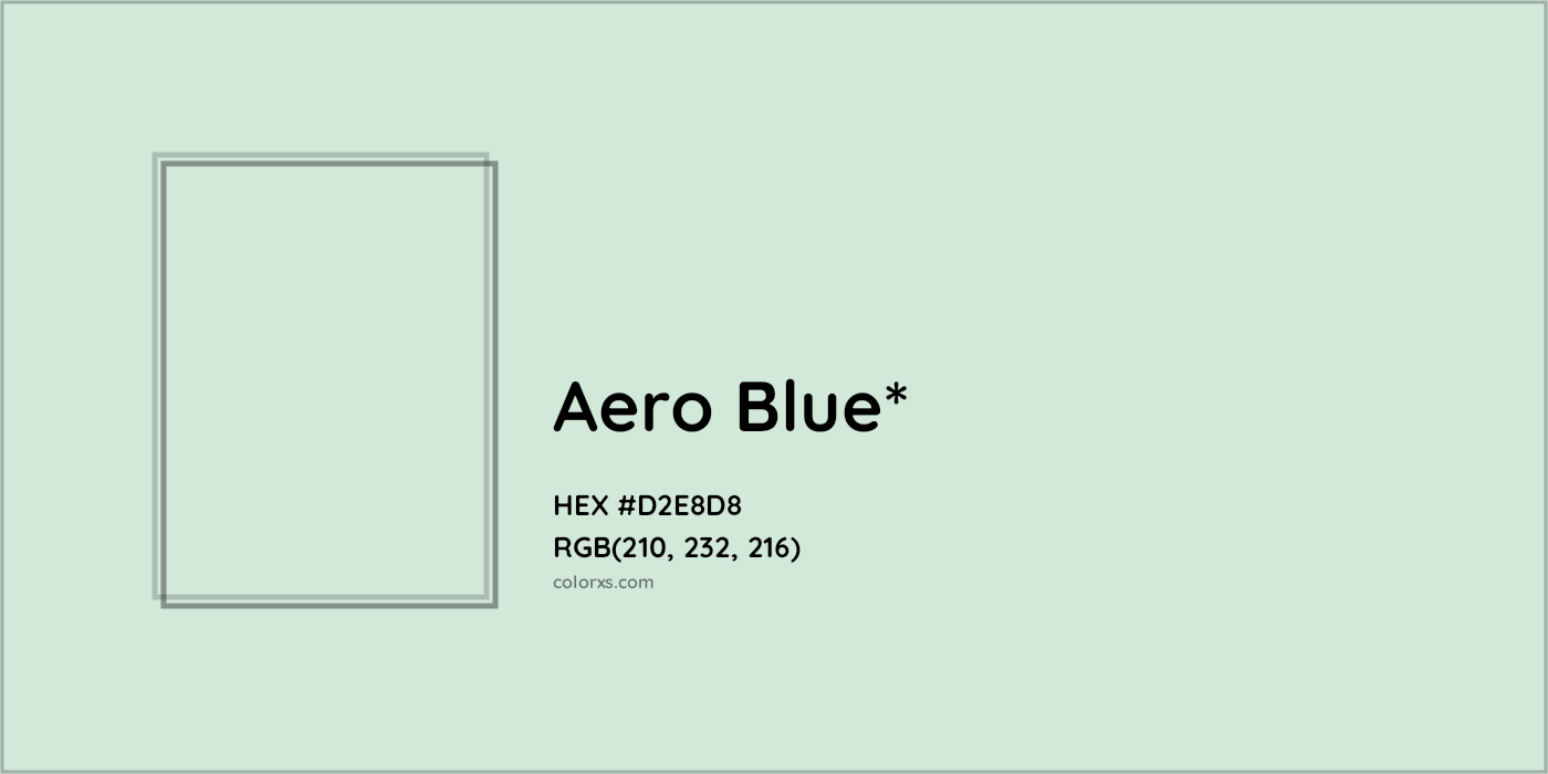 HEX #D2E8D8 Color Name, Color Code, Palettes, Similar Paints, Images