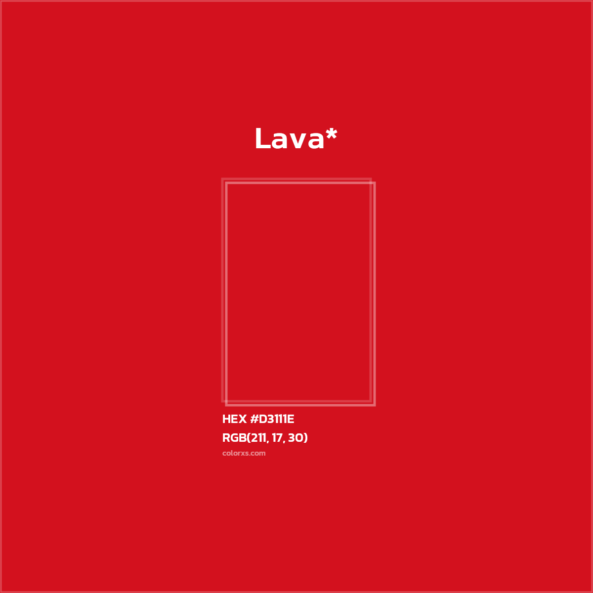 HEX #D3111E Color Name, Color Code, Palettes, Similar Paints, Images