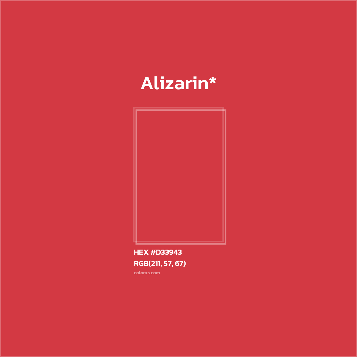 HEX #D33943 Color Name, Color Code, Palettes, Similar Paints, Images