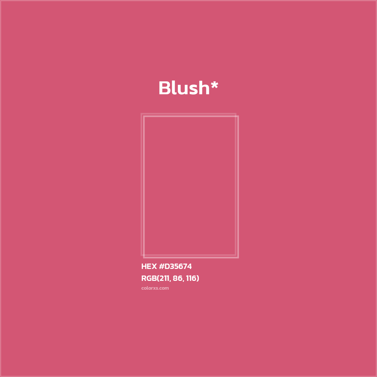 HEX #D35674 Color Name, Color Code, Palettes, Similar Paints, Images