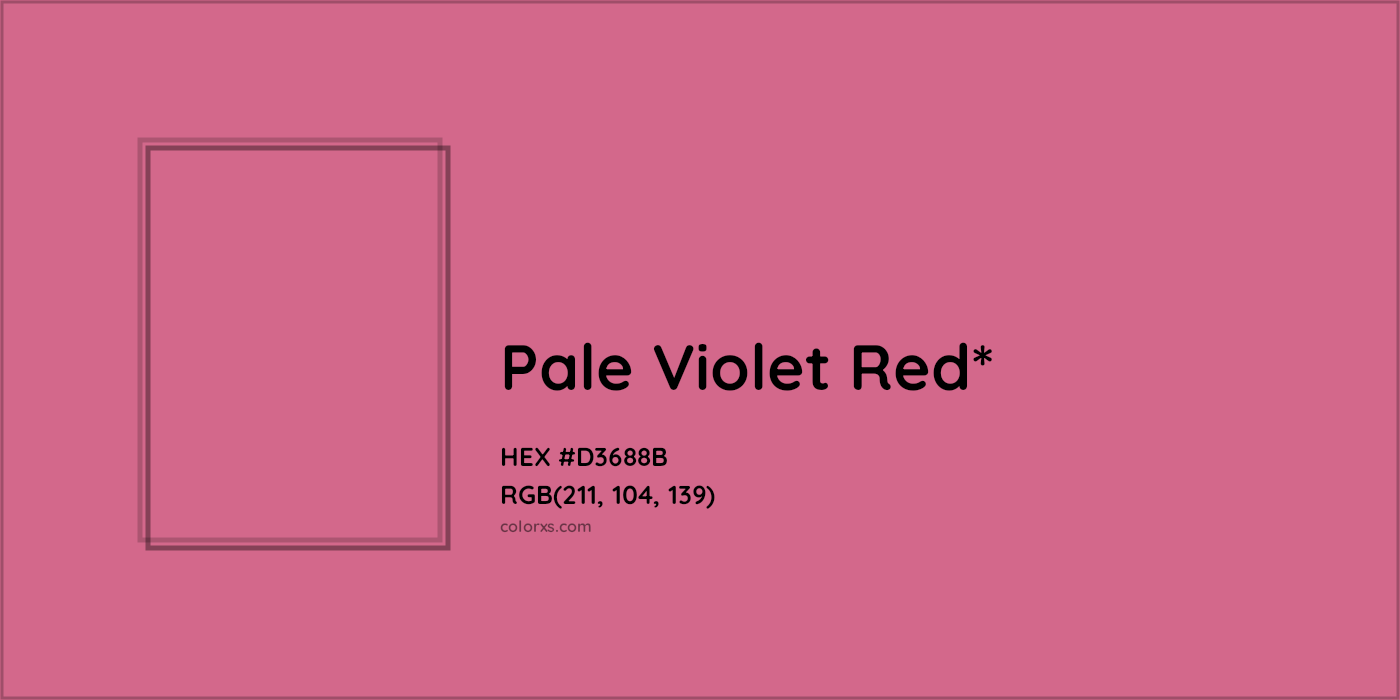 HEX #D3688B Color Name, Color Code, Palettes, Similar Paints, Images