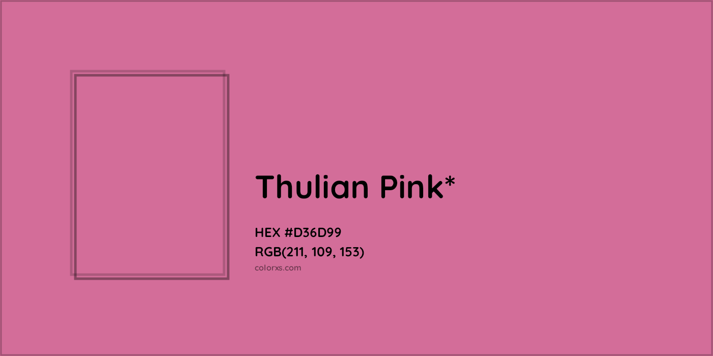 HEX #D36D99 Color Name, Color Code, Palettes, Similar Paints, Images