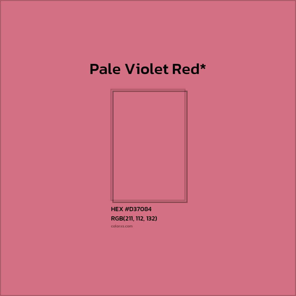 HEX #D37084 Color Name, Color Code, Palettes, Similar Paints, Images
