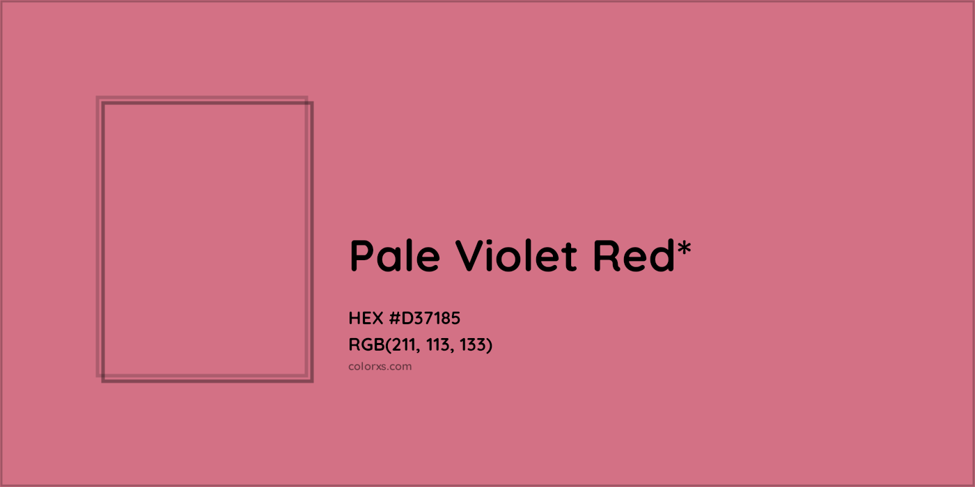 HEX #D37185 Color Name, Color Code, Palettes, Similar Paints, Images
