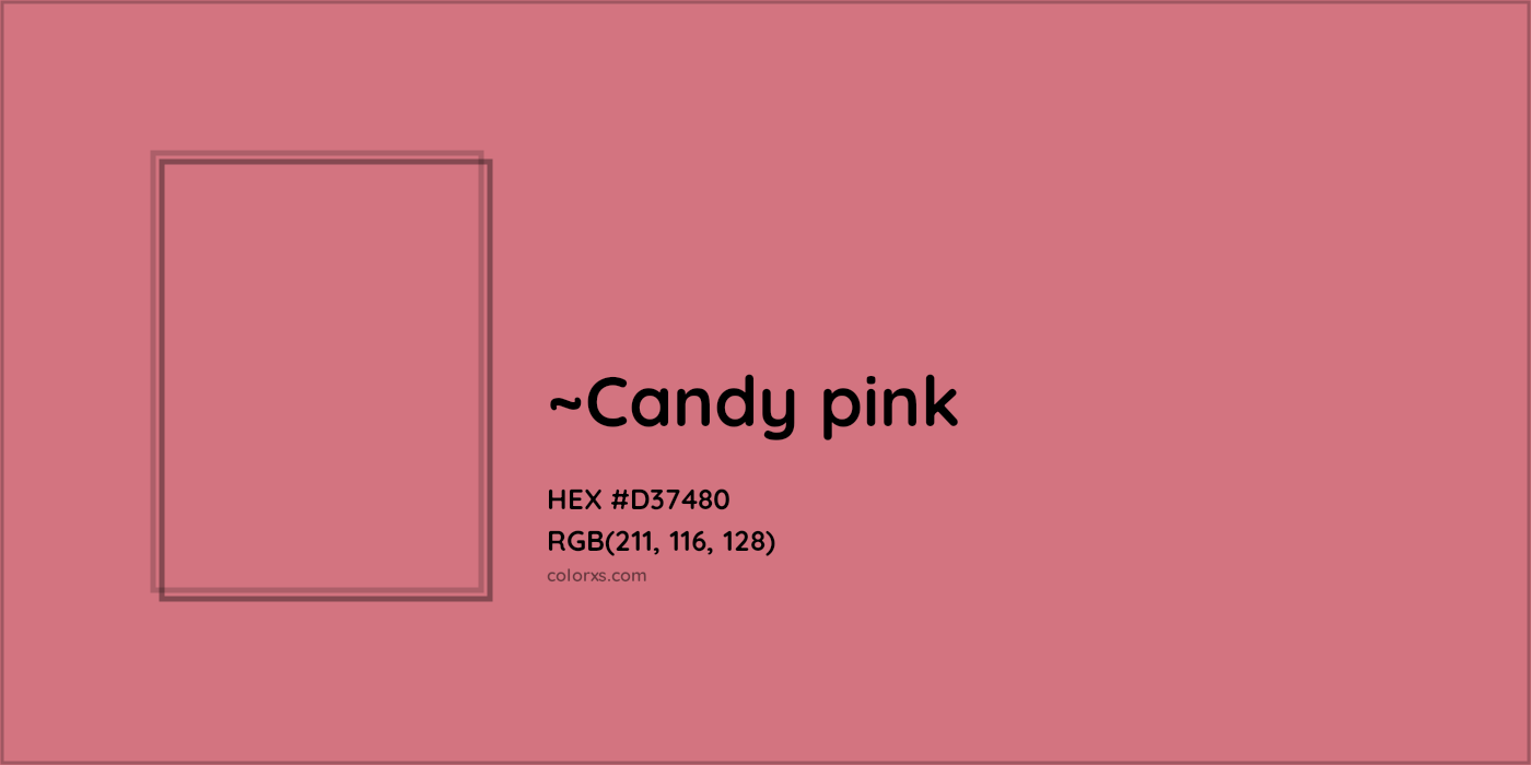 HEX #D37480 Color Name, Color Code, Palettes, Similar Paints, Images