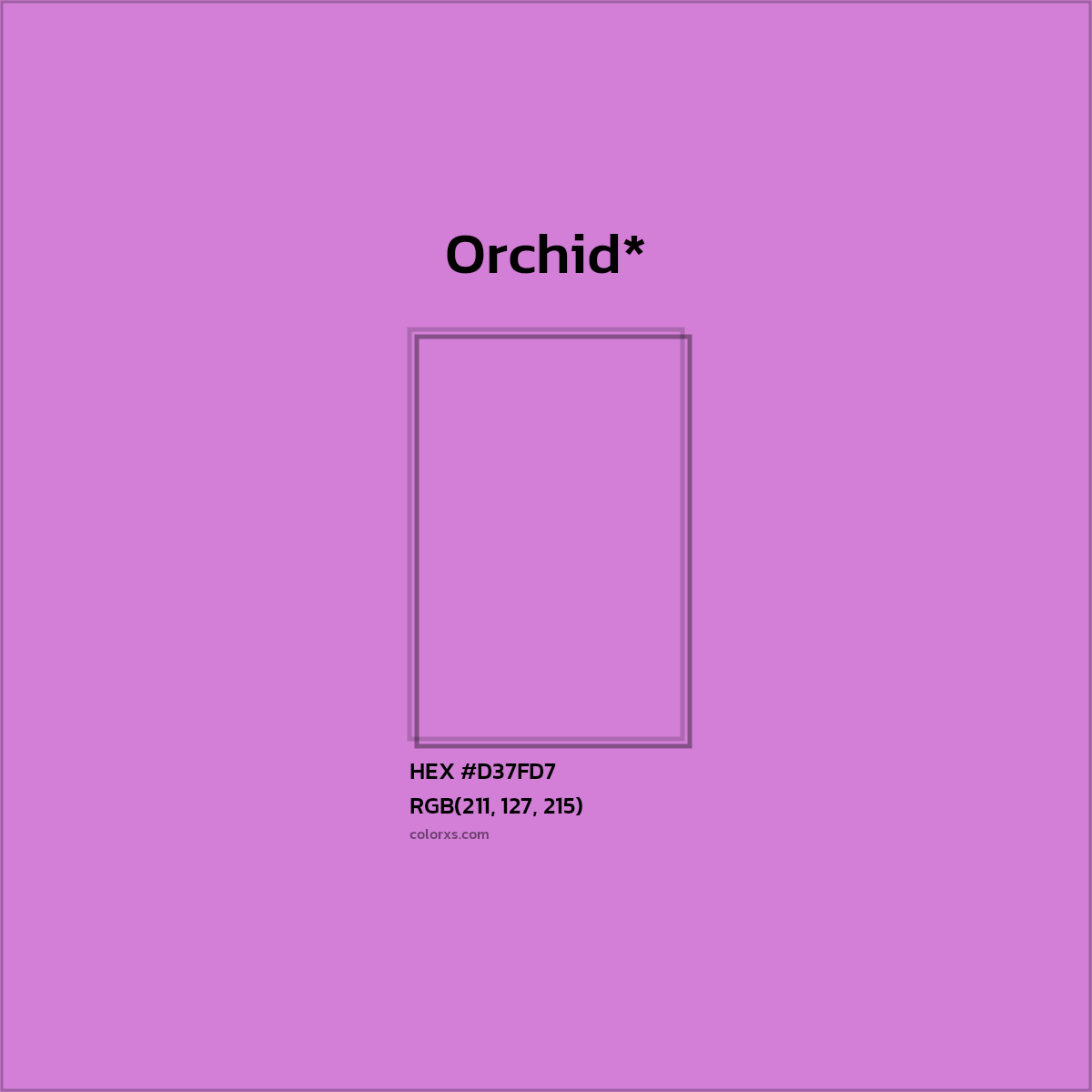HEX #D37FD7 Color Name, Color Code, Palettes, Similar Paints, Images
