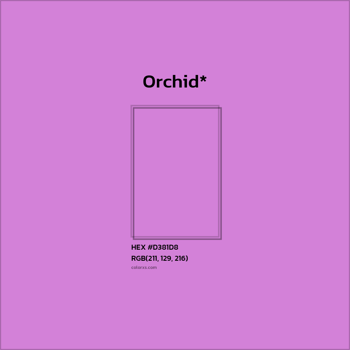 HEX #D381D8 Color Name, Color Code, Palettes, Similar Paints, Images