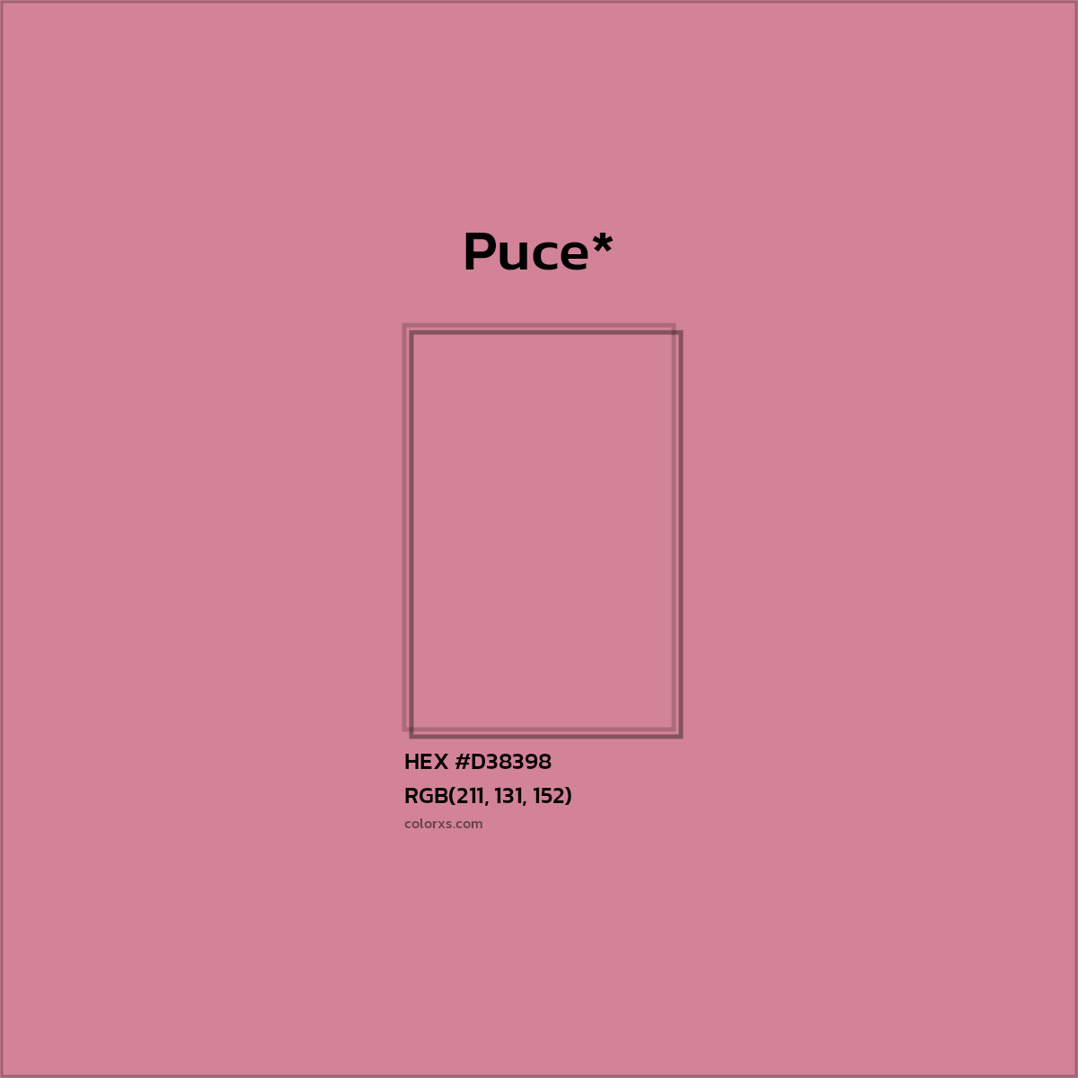 HEX #D38398 Color Name, Color Code, Palettes, Similar Paints, Images