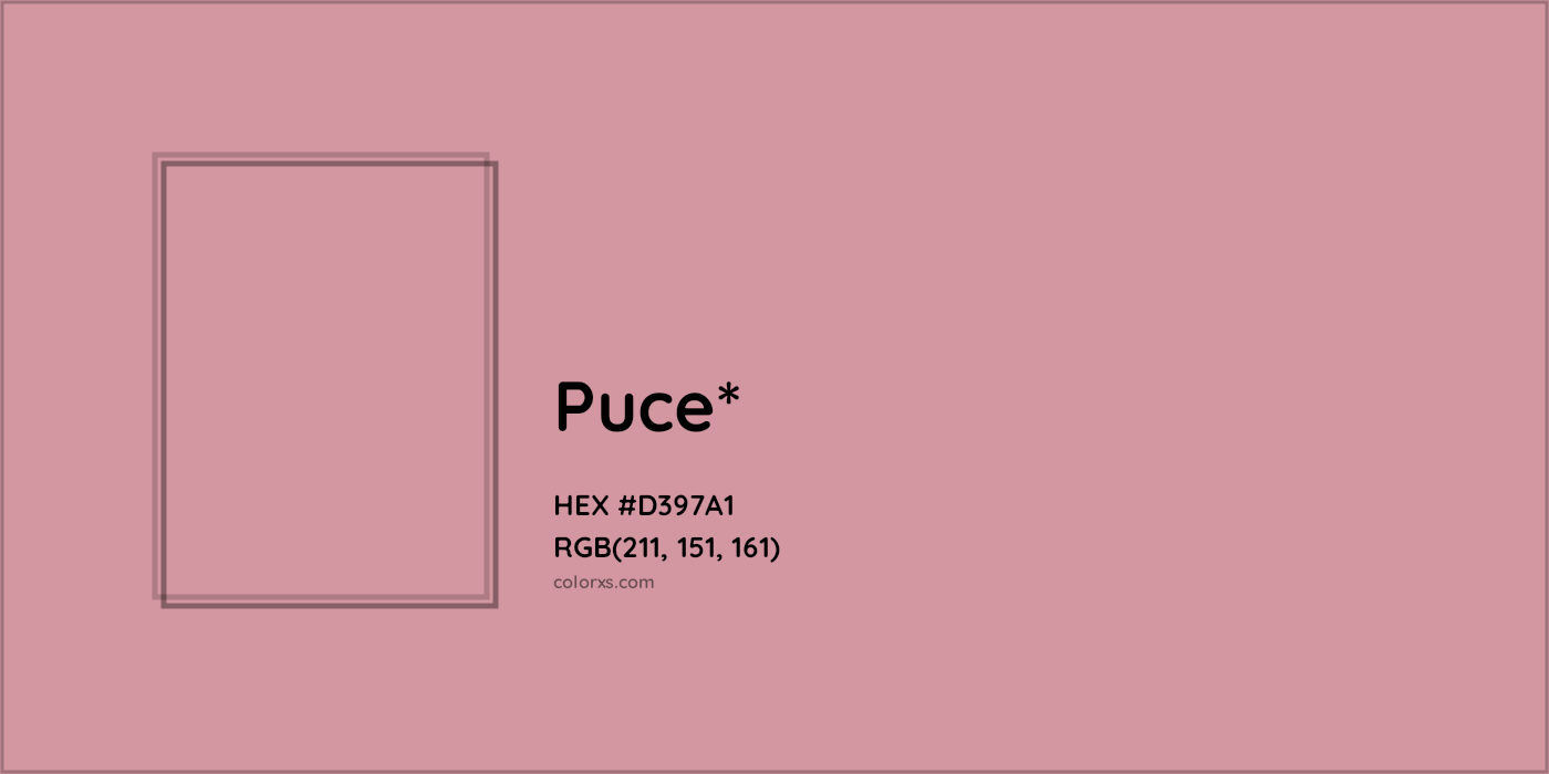 HEX #D397A1 Color Name, Color Code, Palettes, Similar Paints, Images