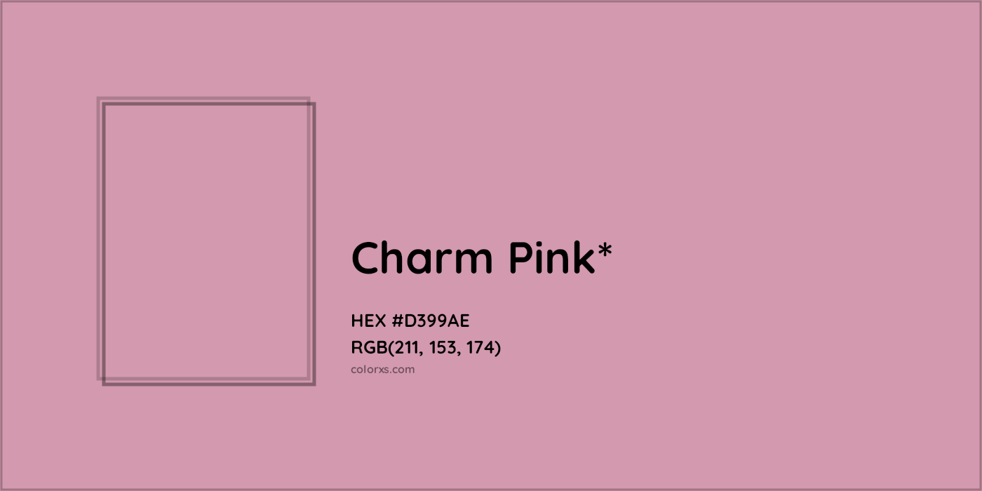 HEX #D399AE Color Name, Color Code, Palettes, Similar Paints, Images