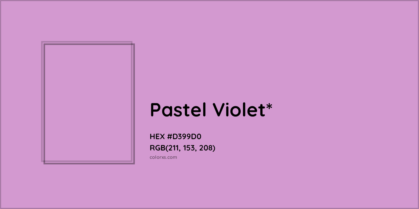 HEX #D399D0 Color Name, Color Code, Palettes, Similar Paints, Images