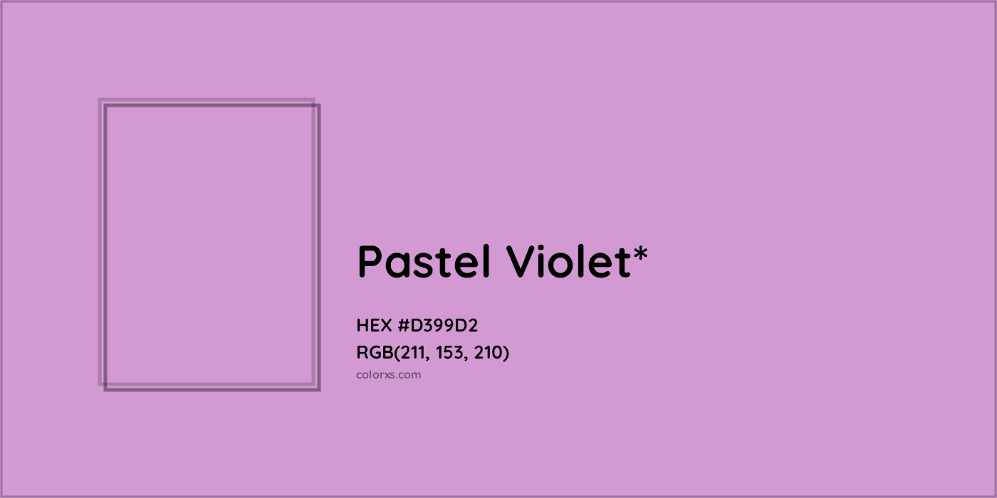 HEX #D399D2 Color Name, Color Code, Palettes, Similar Paints, Images
