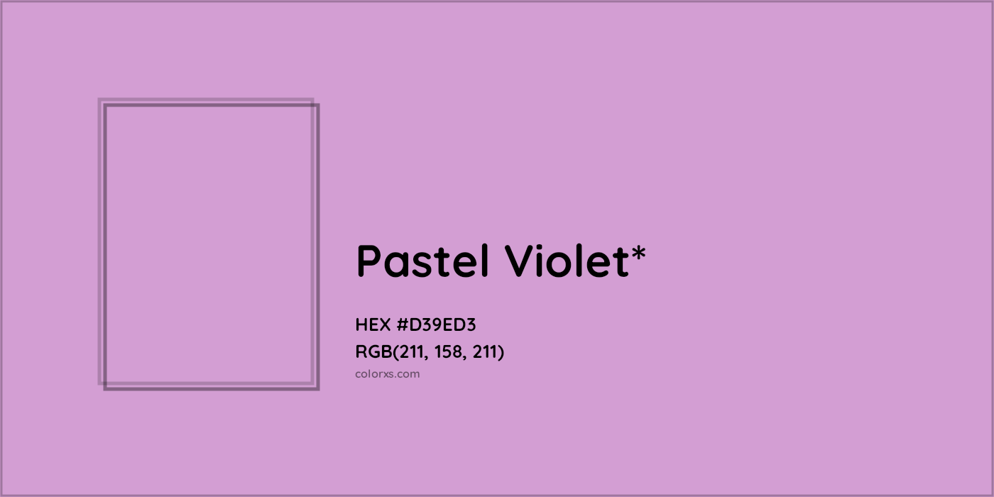 HEX #D39ED3 Color Name, Color Code, Palettes, Similar Paints, Images