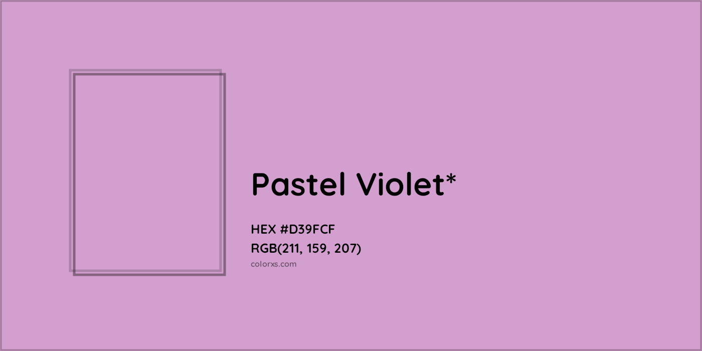 HEX #D39FCF Color Name, Color Code, Palettes, Similar Paints, Images