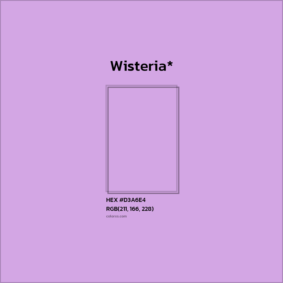 HEX #D3A6E4 Color Name, Color Code, Palettes, Similar Paints, Images