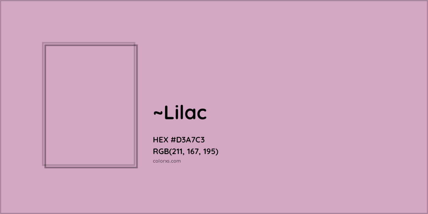 HEX #D3A7C3 Color Name, Color Code, Palettes, Similar Paints, Images